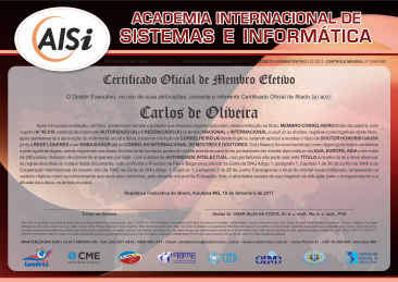 Diploma Academia Internacional de Sistemas e Informática