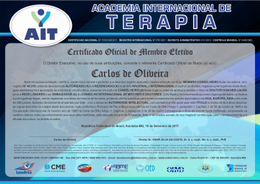 Diploma Academia Internacional de Terapia