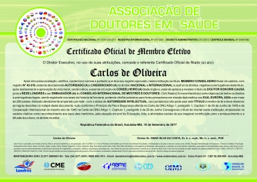Diploma Associação de Doutores em Saúde