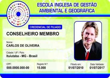 Diploma Escola Inglesa de Gestão Ambiental e Geográfica